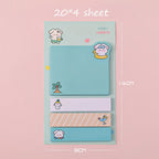 Cartoon Sticky Notes kawaii Cute Memo Pad Portable Index Label Stickers Notes School Stationery Supplies