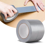 18M/59 Feet Silver Cloth Duct Tape Heavy Duct Waterproof Strong Adhesive Tape for Packing Sealing Moving Label