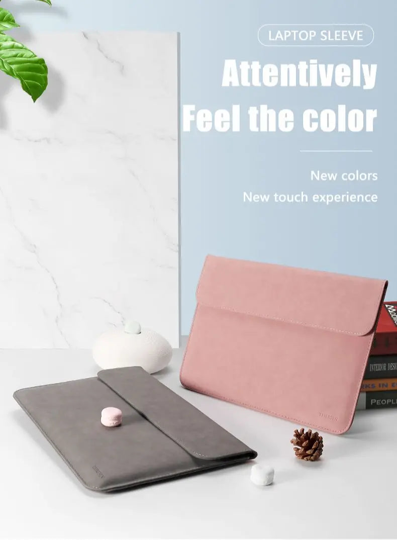 Laptop Sleeve Bag Cases For Macbook Pro Air 13.3 M1 M2 13.6 11 14 16 15 XiaoMi 15.6 Notebook Cover HP Matebook Shell Accessories