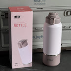 TYESO stainless steel portable sports kettle 2000ml large capacity insulated cup Outdoor portable direct drinking cup