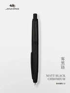 JINHAO 10 Press Fountain Pen Retractable EF/F Nib Metal With Clip Writing Ink Pen Converter School Supplies Stationery PK A1 A2