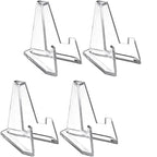 30 Pack Triangular Card Display Stand – Mini Acrylic Holder for Photos, Idol Pictures, Coin & Sports Trading Cards