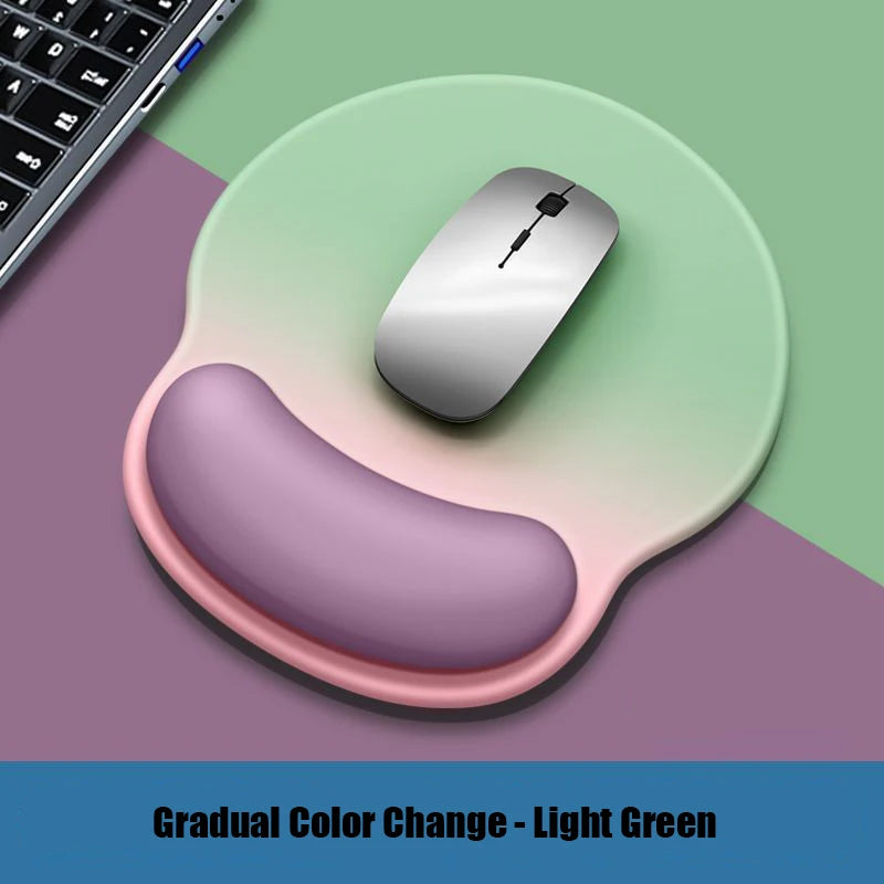 Computer Game Mouse Pad Environmental Milk Silk Fabric + Plastic Bottom + Memory Foam Ergonomic Mousepad for Office Accessories