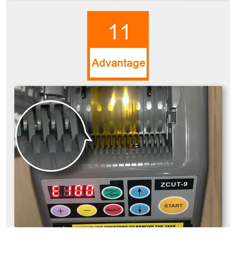 Automatic Tape Dispenser Adjustable Length Tape Cutting Machine Auto Tape Dispenser for Packaging Tape Dispenser