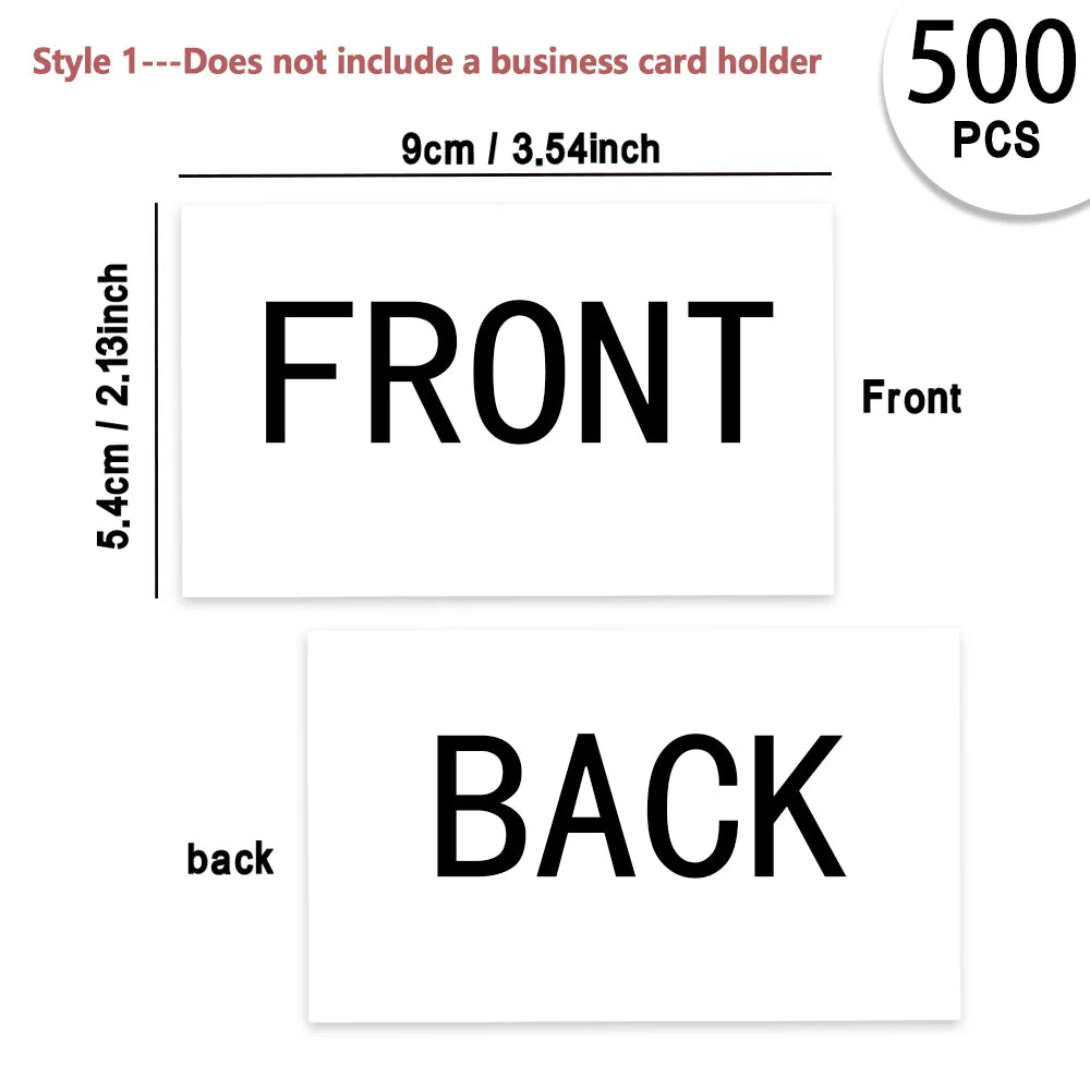 200pcs, Custom Business Cards/Cards, Desktop Business Cards, Thank You Cards, Waterproof Surface