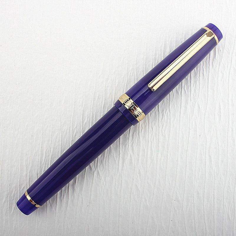 Jinhao 82 Fountain Pen Acrylic EF/F/M/Bent Nib Golden Trim with Converter Writing Pen
