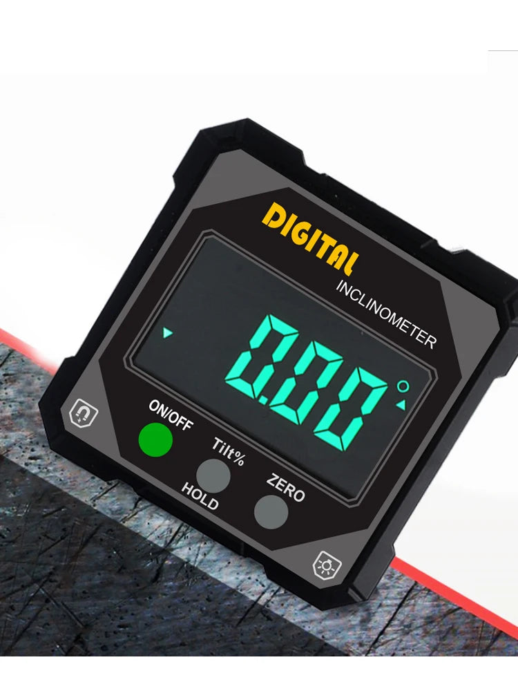 Digital Level Angle Gauge Meter Magnetic Electronic Level Angle Finder Tool Protractor Inclinometer Woodworking Tools