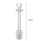 1Pcs Honey Spoon Plastic Honey Dipper Stick Syrup Dispenser Spoon Jar Stick Kitchen Accessories Server Honey Cooking Tools