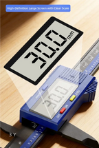 TINSOL 150mm High Precision Digital Caliper Carbon Fiber Reinforced Electronic Vernier Caliper LCD Display Auto Off for Jewelry