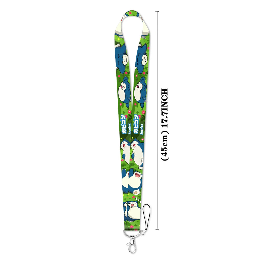 Japanese Anime Monsters Neck Strap Lanyard for Keys Keychain Badge Holder ID Credit Card Pass Mobile Phone Charm Accessories