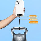 1pc Universal Adjustable Mobile Phone Lanyard Short Wrist Strap with Self-locking Anti-drop Design Durable Polyester Phone Strap