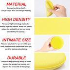 Polishing Sponge Wax Car Applicator Pad Foam Wax Car Polisher Cleaning Pad For Cleaning Car Waxing Sponge Auto Parts 12pcs/1pack