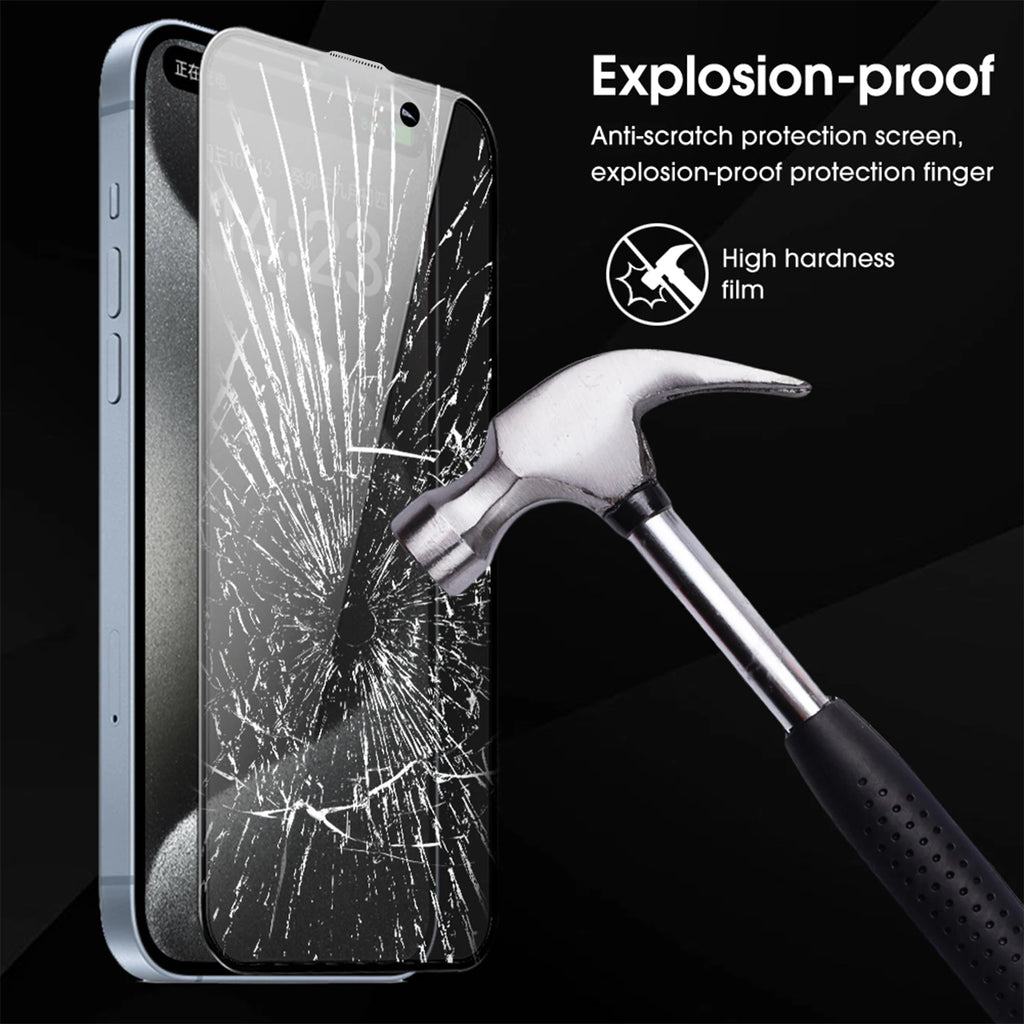 Easy Install Tempered Glass Privacy Screen Protectors for IPhone 17/17 Air/17 Pro/17 ProMax Anti-spy Auto Alignment Kit Film