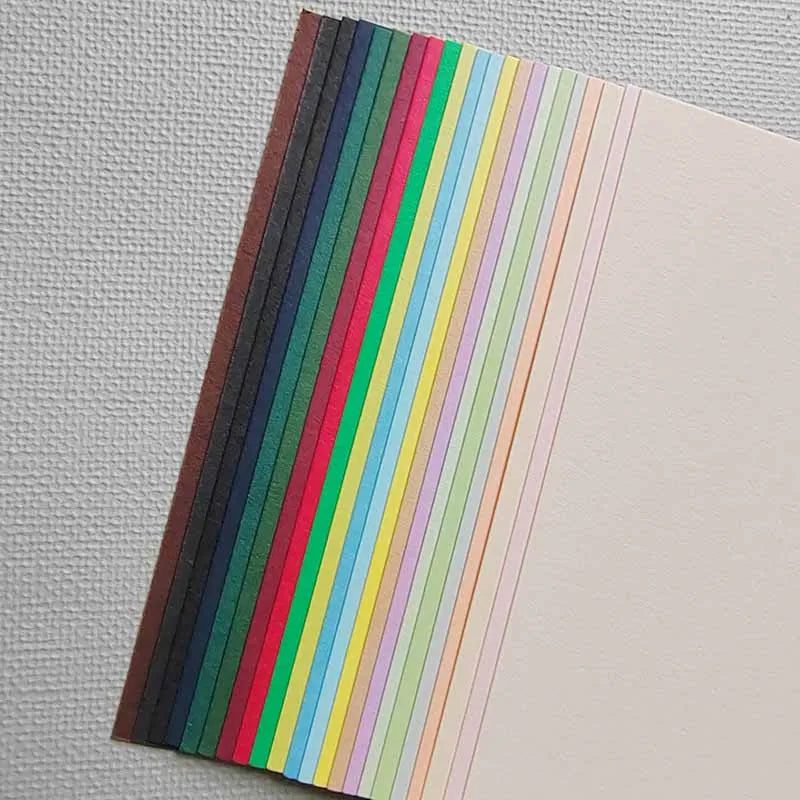 Rainbow 2 Sides Colored Cardstock DIY Blank Paper 250gsm for Postcards Crafts Origami Scrapbooking Party Decors Fun Cards Making