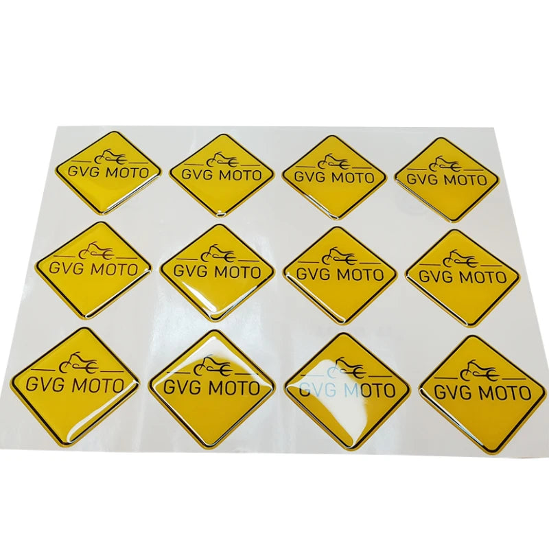 custom dome epoxy resin sticker 3D gel logo crystal label transparent brand clear personal silion vinyl self-adhesive waterproof