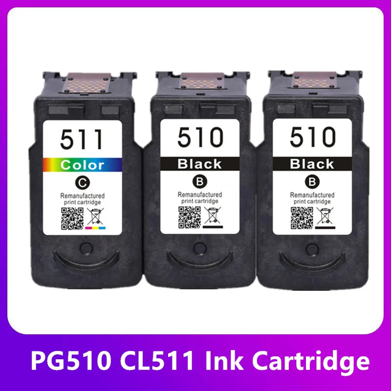 Compatible for Canon PG510 CL511 PG 510XL CL 511XL PG-510 Ink Cartridge For PIXMA IP2700 MP230 MP240 MP250 MP260 MP270 MP280