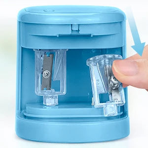 Eagle Auto Pencil Sharpener, Battery or USB Operated, Dual Holes, Dual Blades,  Portable,Office,School Supplies Stationery