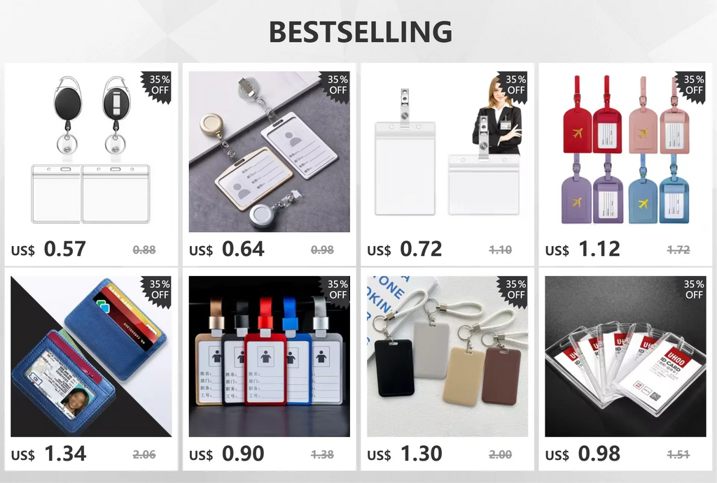 1 Pcs Aluminum Alloy Card Cover Case Bank Business Work Card Holder with ABS Retractable Badge Reel Credit ID Card Badge Bag