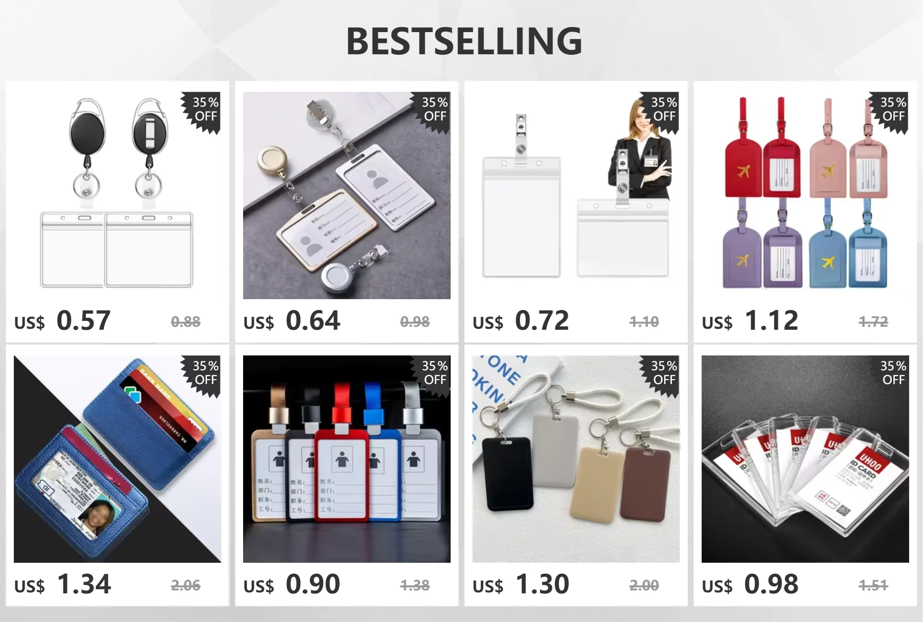 1 Pcs Aluminum Alloy Card Cover Case Bank Business Work Card Holder with ABS Retractable Badge Reel Credit ID Card Badge Bag