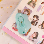 Mini Box Cutter Cartoon Cute Girly Pink Cat Paw Clouds Cutter Letter Envelope Opener Mail Knife Supplies Scrapbooking Tools