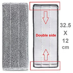 Replace Mop Head Microfiber Replacement Head Floor Cleaning Cloth Pads Flat Squeeze Hand Free Wringing Tools for Home, Kitchen