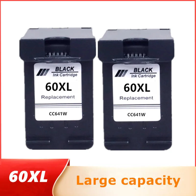 Compatible for HP 60 XL Ink Cartridge for HP60 60xl Deskjet F2480 F2420 F4480 F4580 F4280 D2660 D2530 D2560 PhotoSmart C4680