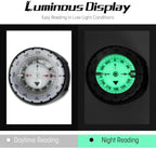Digital Underwater 50m Diving Compass Professional Waterproof Navigator Digital Scuba Luminous Balanced Watch Swimming Outdoor