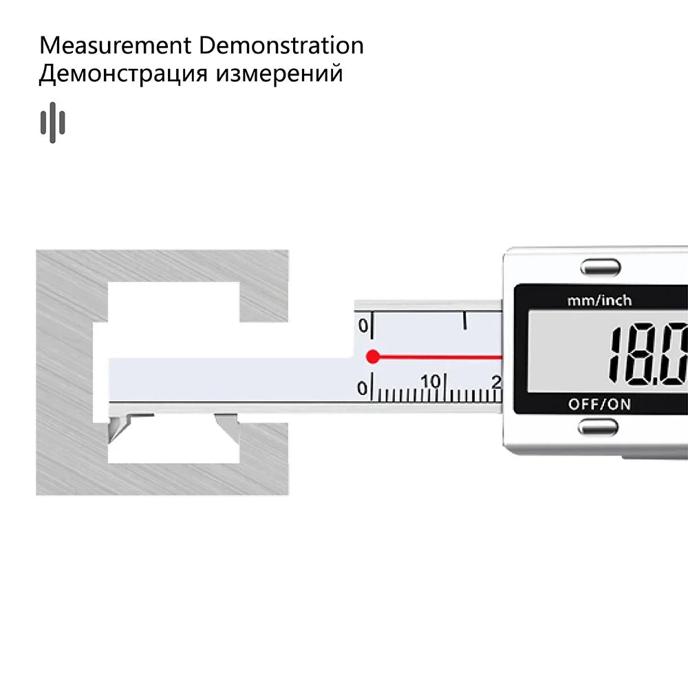Electronic Inner Groove Width Digital Caliper 4-150 200mm High-Precision 0.01 Hole Inner Groove Measurement Tool