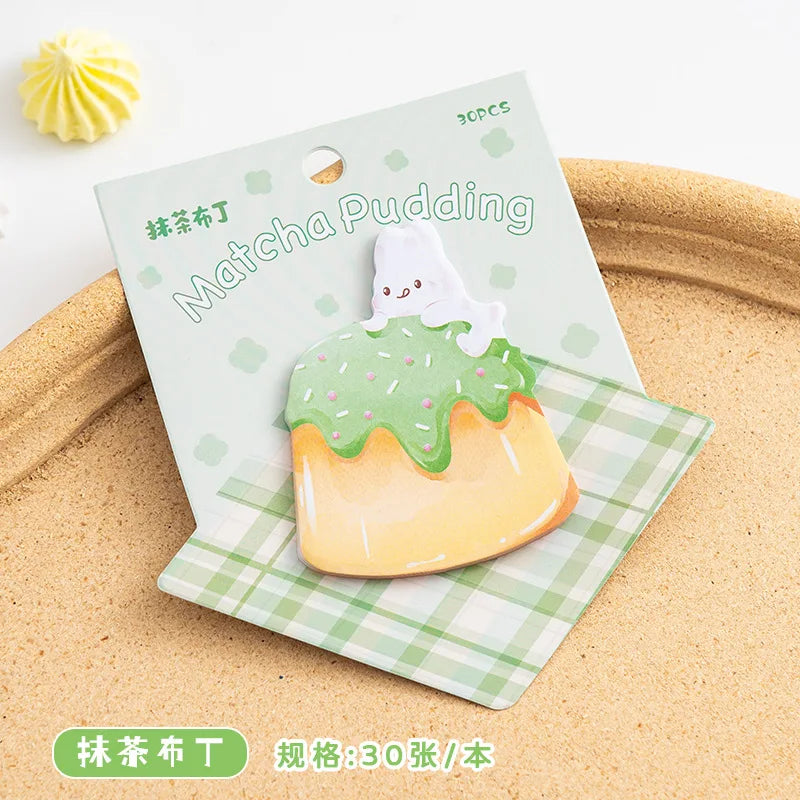 Creative Bread Sticky Notes Cute Cartoon Memo Pad Unique Design Note Paper Kawaii  Dessert Cuisine DIY