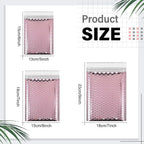 50Pcs Silvery Bubble Envelope Shipping Packaging Supplies Packing Bag Bags Small Business Mailer Mailing Office School
