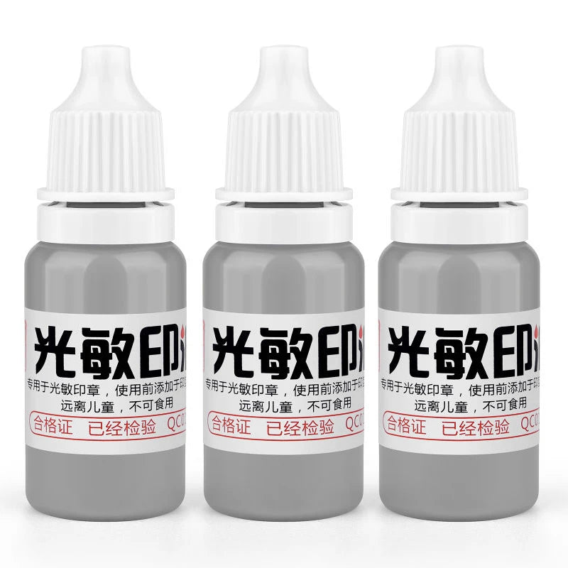 10ml Blue Red Black Ink Textile Clothes Ink Special Ink For Students Kids Name Stamp Printing On Clothing Waterproof Not Fade