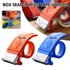 Metal Packing Tape Dispenser 2inch Wide Tape Dispensers, Wide Packing Packaging Sealing Tape Cutter with Safety Protection