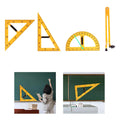 Multifunction Teaching Ruler Math Geometry Ruler for Drafting Blackboard