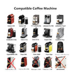 Capsule For Nespresso Reutilisable Inox Refillable Capsule Crema Reusable Refillable Coffee Filter Nespresso Essenza Mini