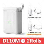 Niimbot D110 Smart Portable Label Printer Mini Pocket Thermal Sticker Maker Self-adhesive Label Papers For Office Home USE
