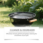 JAKEHOE 120ml Barbecue Rack Cleaner Powerful Cleaning Stubborn Grease Removes Carbon Deposits Safe Formula No Damage for Grill