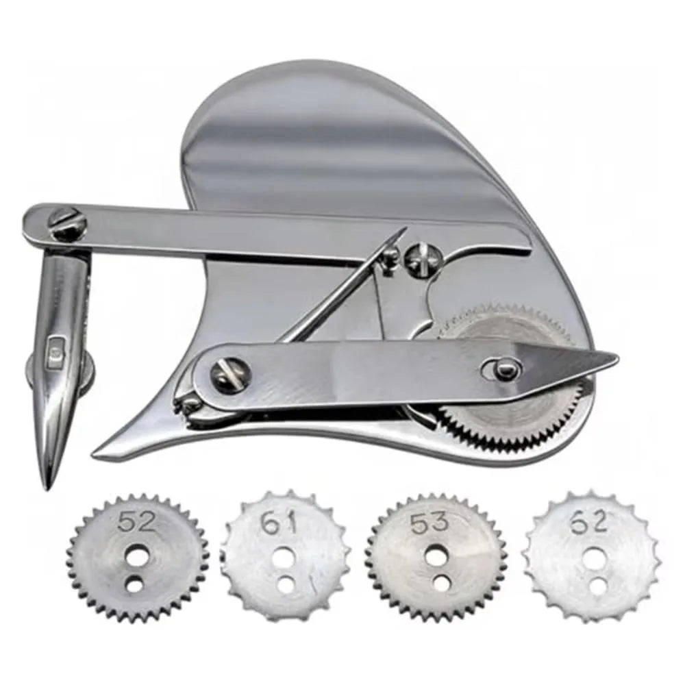Vintage Precision Ruling Pen Set Interchangeable Wheels Comfortable Handheld Shape Drawing Tool Four Specifications