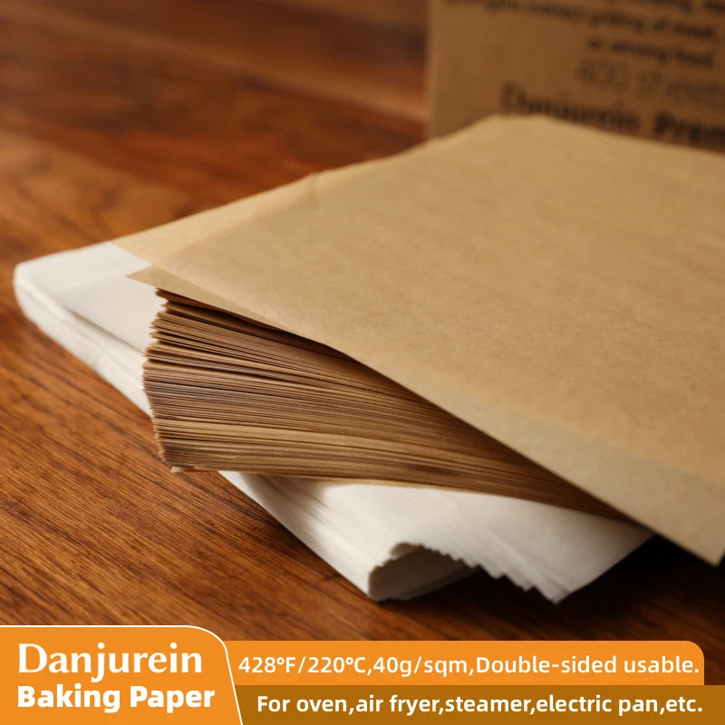 Parchment Paper Baking Paper Square Non-Stick Precut 4” to 12” Grilling Oven Air Fryer Steaming Burger Paper Baking Supplies