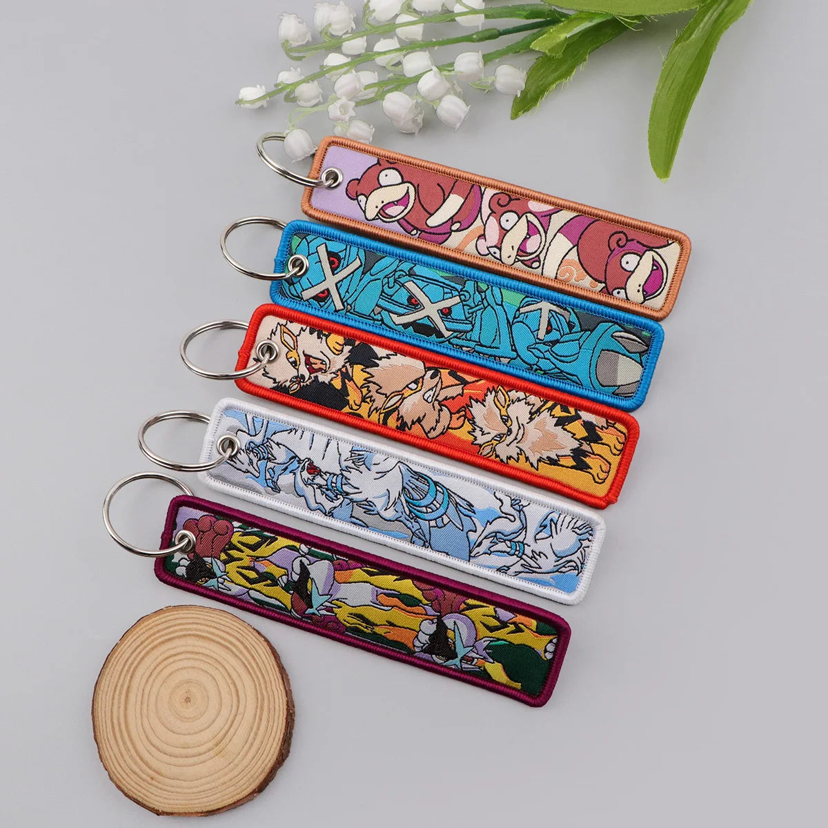 Japanese Anime Game Key Fobs Holder Key Tag Key Chain for Motorcycles Key Fobs Holder Men Women Key Tags Key Ring Accessories