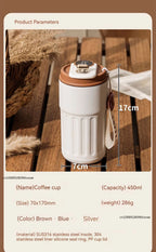 Intelligent Digital LED Temperature Display Coffee Cup Stainless Steel Thermo Bottle Keeps Cold and Heat Thermal Mug Sports Cup