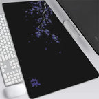 Japan Cherry Blossom Mouse Pad XXL Gray Laptops Gaming Deskmat Sakura Mousepad Anime Office Carpet Gamer Keyboard Computer Desks