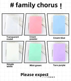 A4 Transparent File Box High Aesthetic Student Test Paper Simple Large Capacity Storage Box Writing Board Office Supplies