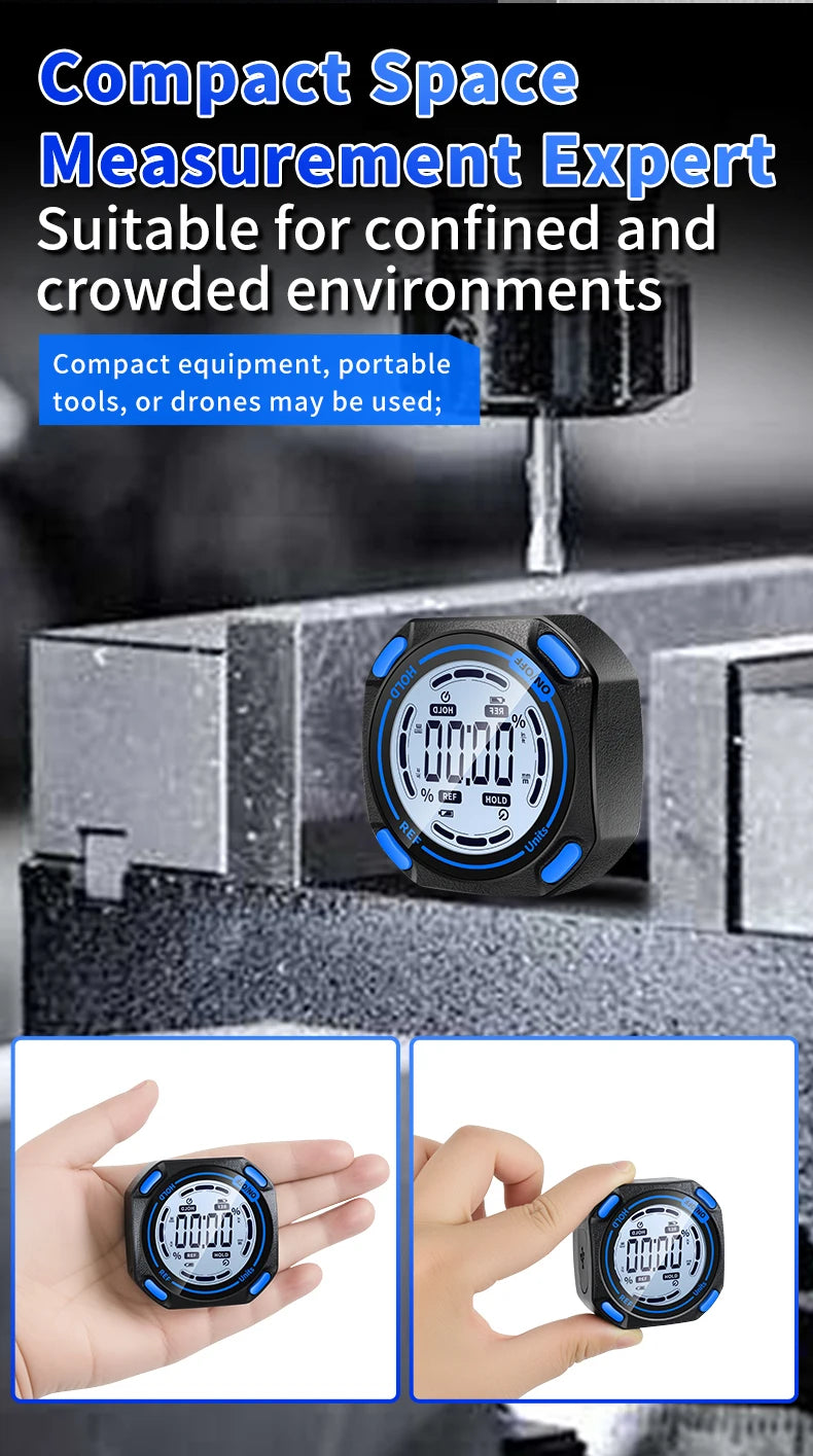 SNAKOL Mini Angle Gauge Magnetic Protractor Digital Inclinometer Angle Finder Level Box With Magnes and Backlight
