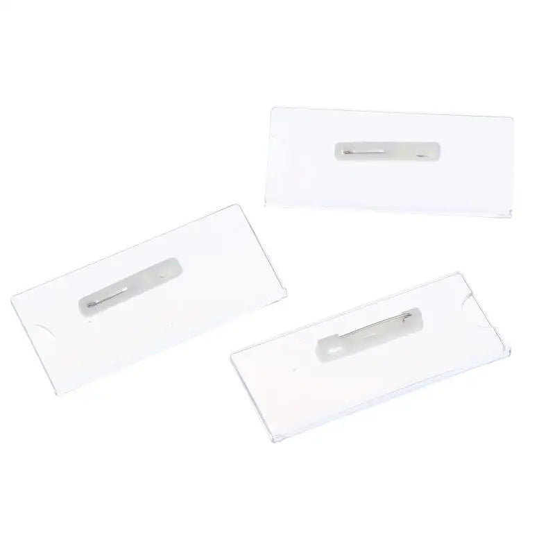 10/20/30Pcs Name Tag Blank Name Badges Acrylic Name Tag Holders 70x30mm Insert Blank Acrylic Nameplate