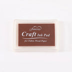 Ink Pad Ink Stamp Pad for DIY Craft Rubber Self Inking Roller Stamps Stationery Album for Scrapbooking Paper Decoration