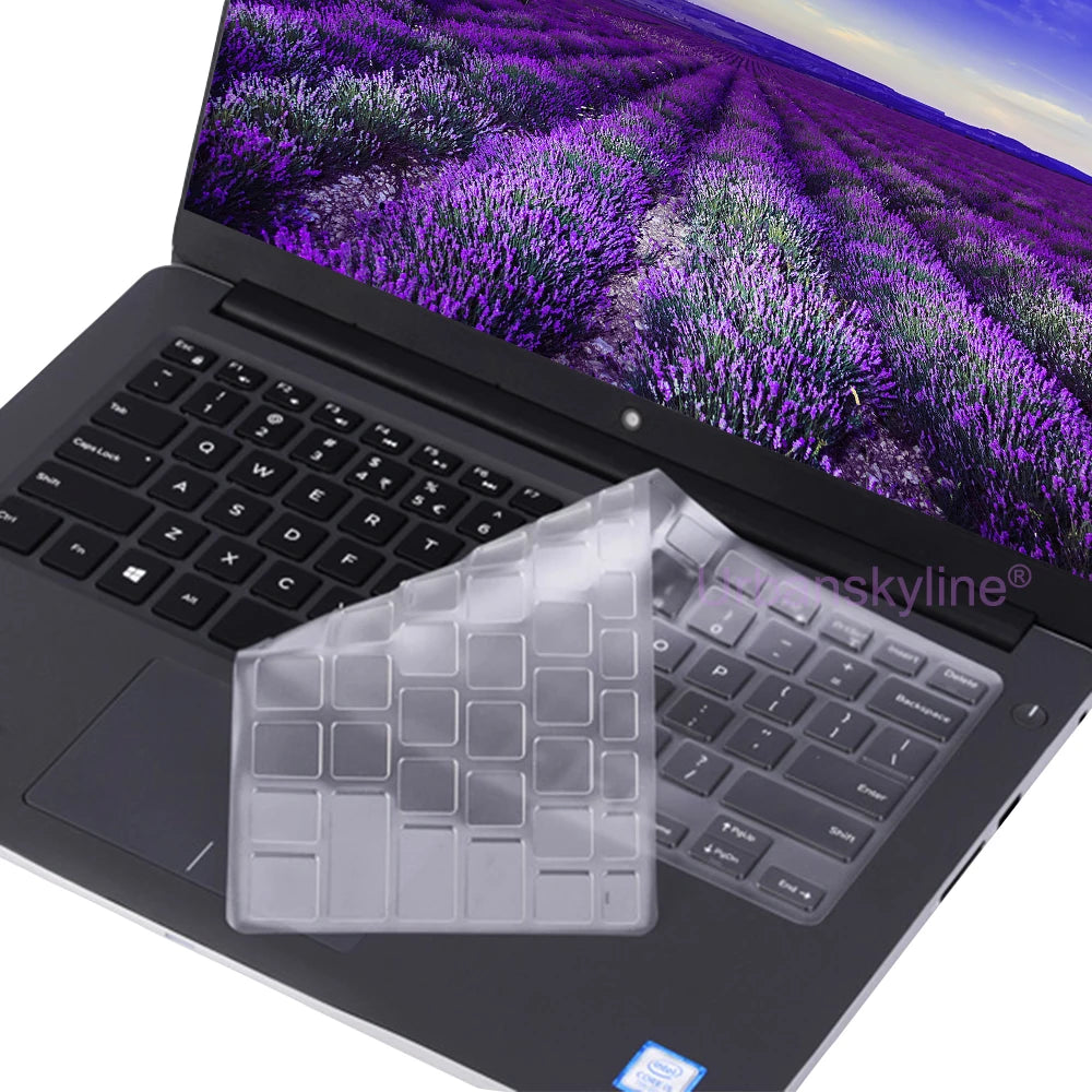 Keyboard Cover for Dell Latitude 14 7440 7450 7400 7404 7410 7414 7420 7424 7430 7480 7490 2 in 1 Silicone Protector Skin Case