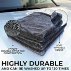 Microfiber Car Cleaning Towel - Absorbent, professional glass and vehicle detailing cleaning cloth for home and car maintenance