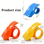 Handheld Metal Packing Tape Dispenser 6cm Wide Heavy Duty Shipping Tape Packaging Sealing Cutter For Warehouse Office Supplies