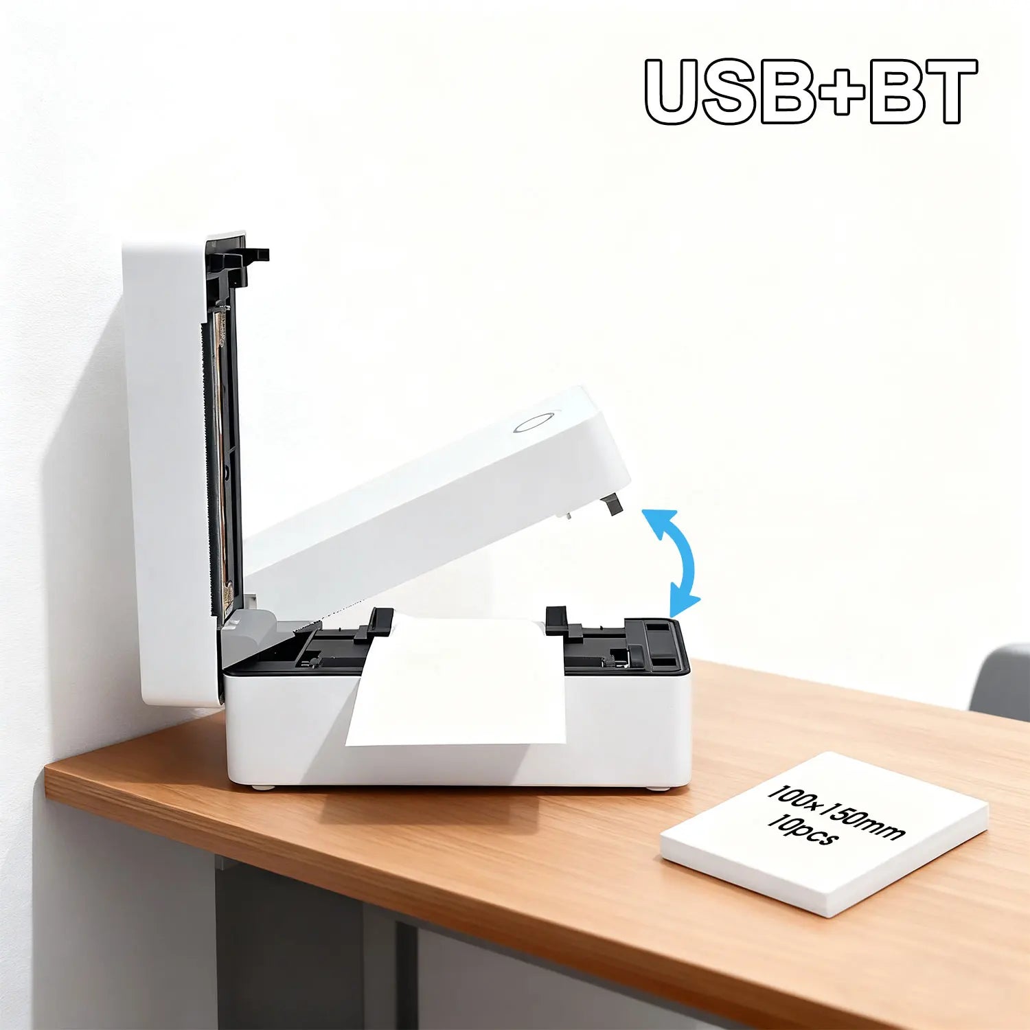 Wireless Bluetooth Thermal Desktop Shipping Label Printer 4x6 Support Android Mac iPhone Windows - Shipping Label Printer