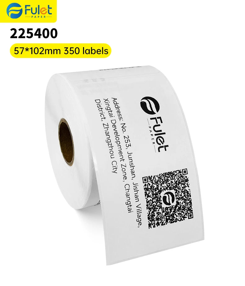 Premium quality 2.25" X 4" Custom Self-adhesive Thermal Shipping Labels 57 X 102 mm 350 Color labels per roll